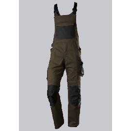 BP Latzhose mit Kniepolstertaschen 1979 570 4832 braun/schwarz Produktbild