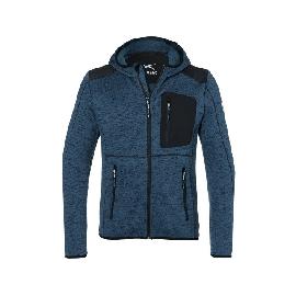 Kübler WEATHER Strickjacke Light 1441 6335-4899 dunkelblau/schwarz Produktbild