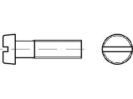 DIN 84 4.8 M 5 x 12 galv. verzinkt gal Zn K Produktbild