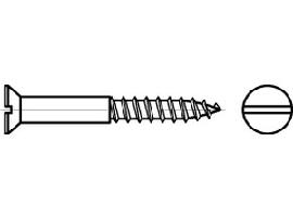 DIN 97 Messing 5 x 55 Ms S Produktbild