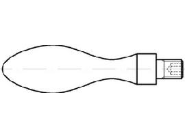 DIN 98 Stahl E 32 M 12 mit Gewindezapfen S Produktbild