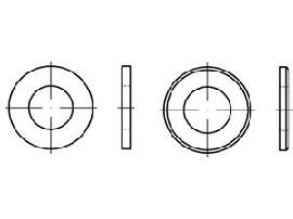 DIN 125 Messing B 17 (17 x 30 x 3 ) Ms S Produktbild