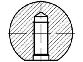 DIN 319 Kunstst. C 32 M 8 schwarz Innengew. o. Buchse Kunstst S Produktbild