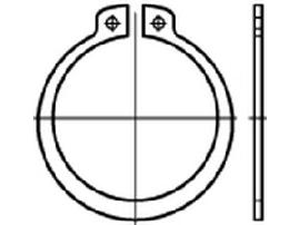 DIN 471 Federstahl 6 x 0,7 K Produktbild