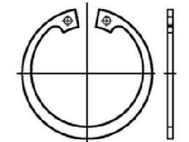 DIN 472 Federstahl 78 x 2,5 S Produktbild
