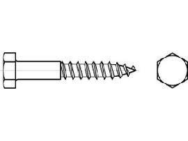 DIN 571 Stahl 10 x 120 S Produktbild