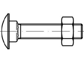 DIN 603 Mu St. M 8 x 70 Gewinde bis Vierkant S Produktbild