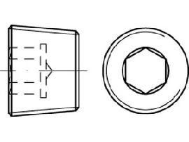 DIN 906 Stahl M 8 x 1 S Produktbild