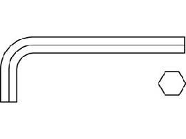 ISO 2936 Stahl SW 4 vergütet K Produktbild