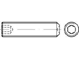 ISO 4029 A 4 M 3 x 16 A 4 S Produktbild