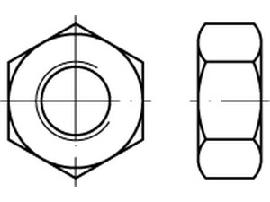 DIN 934 6 AU M 2,5 S Produktbild