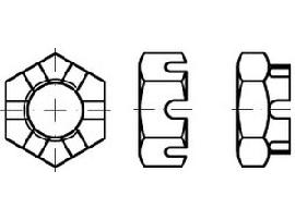 DIN 937 17 H M 8 S Produktbild