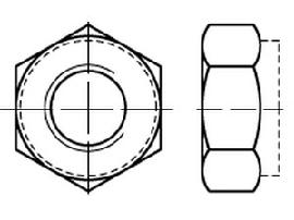 DIN 980 8 V M 24 galv. verzinkt gal Zn S Produktbild