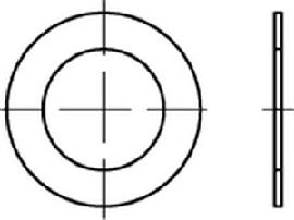 DIN 988 Stahl 20 x 28 x 0,15 S Produktbild
