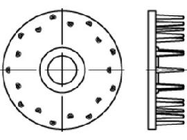 DIN 1052 Holzverbinder Temperg Typ D, gal Zn, eins., 80 ÜH gal Zn S Produktbild