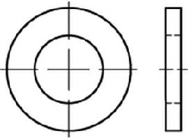DIN 1441 Stahl 5,5 galv. verzinkt gal Zn S Produktbild