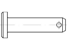 ISO 2341 Stahl B 20 h11 x 55 x 47 galv. verzinkt gal Zn S Produktbild