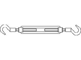 DIN 1480 Stahl SP HH M 6 galv. verzinkt gal Zn S Produktbild
