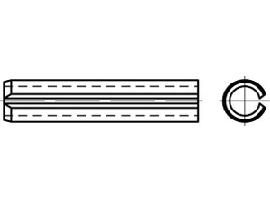 DIN 1481 Federstahl 40 x 80 S Produktbild