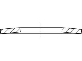 EN 16983 8 x 3,2 x 0,5 1.4310/1.4568 S Produktbild