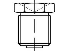 DIN 3405 Stahl AM 6 x 1 galv. verzinkt gal Zn S Produktbild