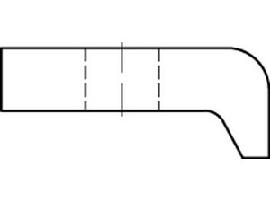 DIN 3568 Stahl Typ KLP 60 / 12 Klemmplatten, feuerverzinkt tZn S Produktbild