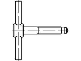 DIN 6304 5.8 EM 6 x 40 brüniert, ohne Druckstück brün S Produktbild