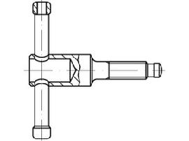DIN 6306 5.8 DM 16 x 90 brüniert, ohne Druckstück brün S Produktbild