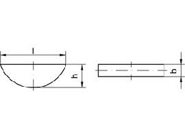 DIN 6888 C45K 2 x 2,6 S Produktbild