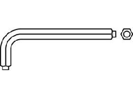 DIN 6911 Stahl SW 6 vergütet K Produktbild