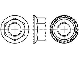 DIN 6923 10 M 20 mit Sperrverzahnung S Produktbild
