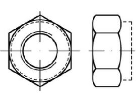 DIN 6925 10 M 24 galv. verzinkt gal Zn S Produktbild