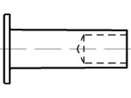 DIN 7338 Kupfer B 4 x 10 Cu S Produktbild