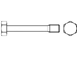 DIN 7964 A 2 M 10 x 35/12,5 -KD1-K A 2 S Produktbild
