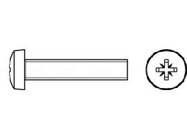DIN 7985 A 2 M 2,5 x 20 -Z A 2 S Produktbild