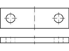 DIN 15058 Stahl 50 x 12 Achshalter S Produktbild
