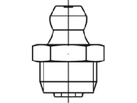 DIN 71412 A 4 AM 8 x 1 SW 9 Sechskant A 4 S Produktbild