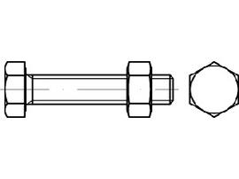 ISO 4017 5.6 Mu Kl.5 M 16 x 35 feuerverzinkt, AD-W7/1 tZn S Produktbild