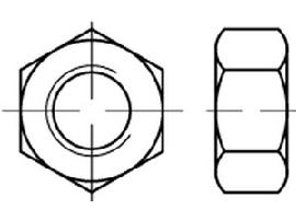 ISO 4032 A 4 M 36 A 4 S Produktbild