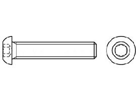 ISO 7380 -1 A 2 M 4 x 6 A 2 S Produktbild