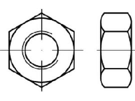 ISO 8673 8 M 12 x 1,5 galv. verzinkt gal Zn S Produktbild