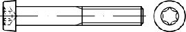 ISO 14580 A 2 M 2,5 x 12 -T 8 A 2 S Produktbild