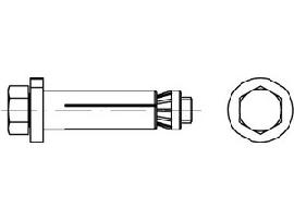 ART 82031 LINDAPTER-Hollo-Bolt St./8.8 HB 08-Größe 1 feuerverzinkt S Produktbild