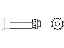 ART 82031 LINDAPTER-Hollo-Bolt St./10.9 HBCSK 16-Größe 1 galv. verzinkt S Produktbild