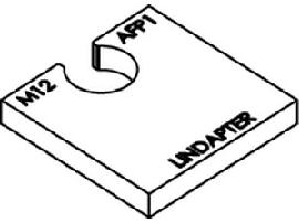 ART 82043 LINDAPTER St. AF M 24 P1 Scheiben, feuerverzinkt S Produktbild