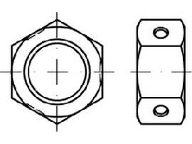 ART 84032 Biloc-Muttern Kl. 8 M 10 galv. verzinkt gal Zn S Produktbild