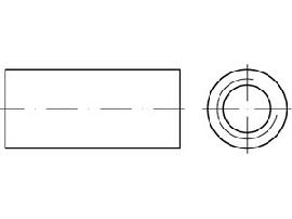 ART 88088 Verb.-muffe, Rd. M20 x 50 x 25 Stahl, galv. verzinkt gal Zn S Produktbild