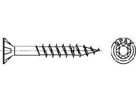 ART 88091 SPAX St. 6 x160/68 -T30 WIROX, Senkkopf gal Zn S Produktbild