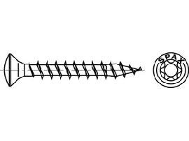 ART 88092 SPAX A 2 3,5 x 30/25 -T15 Wellenschliff, Linsensenkkopf A 2 K Produktbild