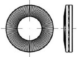 ART 88132 Nord-Lock X-series Scheiben NLX20 (20,7 x 30,7 x 6,1) flZnnc flZn S Produktbild